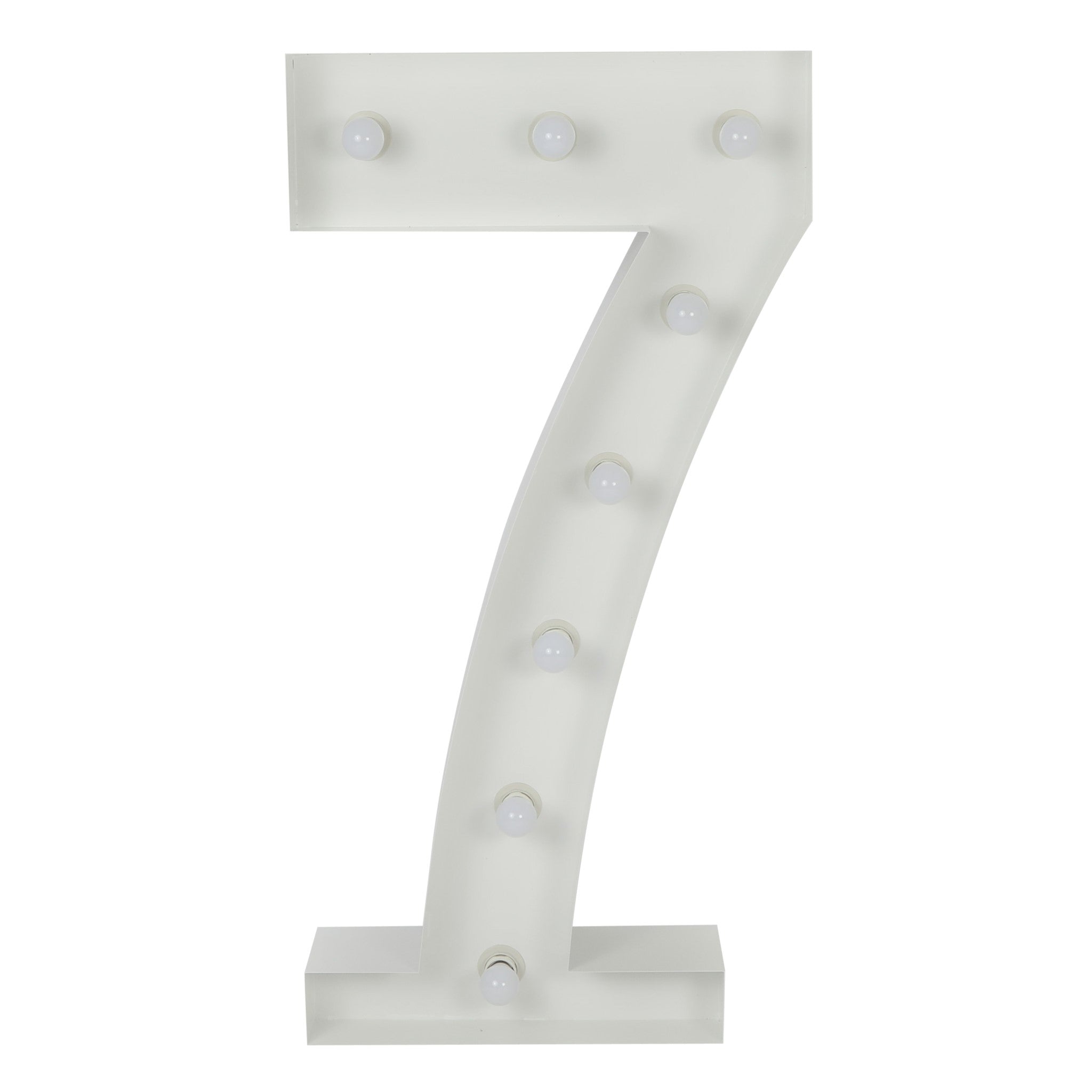 Large 4ft Tall LED Marquee Number – 7 | Rental Large 4ft Tall LED Marquee Number – 7 | Rental