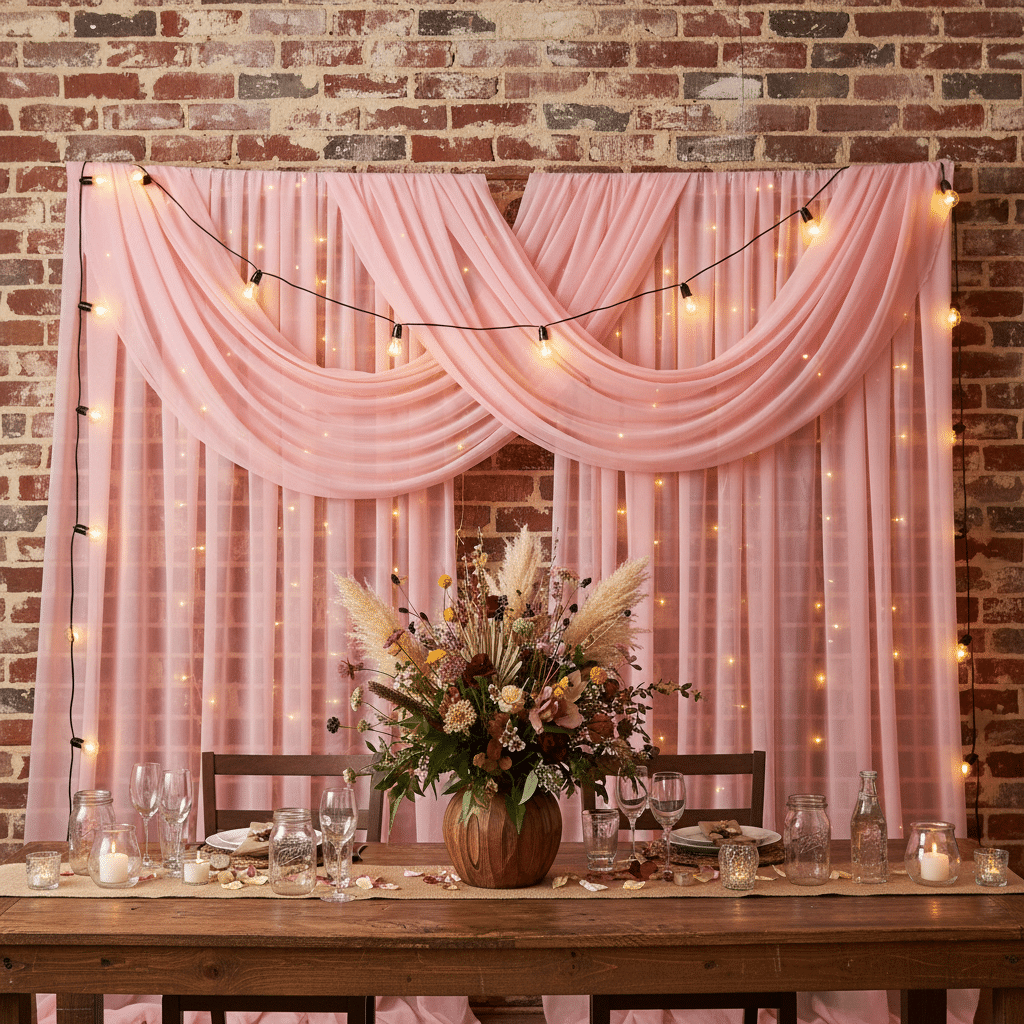 10 yards x 118″ Flame Retardant (FR) Voile Sheer Fabric Roll/Bolt – Pink | Rental 10 yards x 118″ Flame Retardant (FR) Voile Sheer Fabric Roll/Bolt – Pink | Rental
