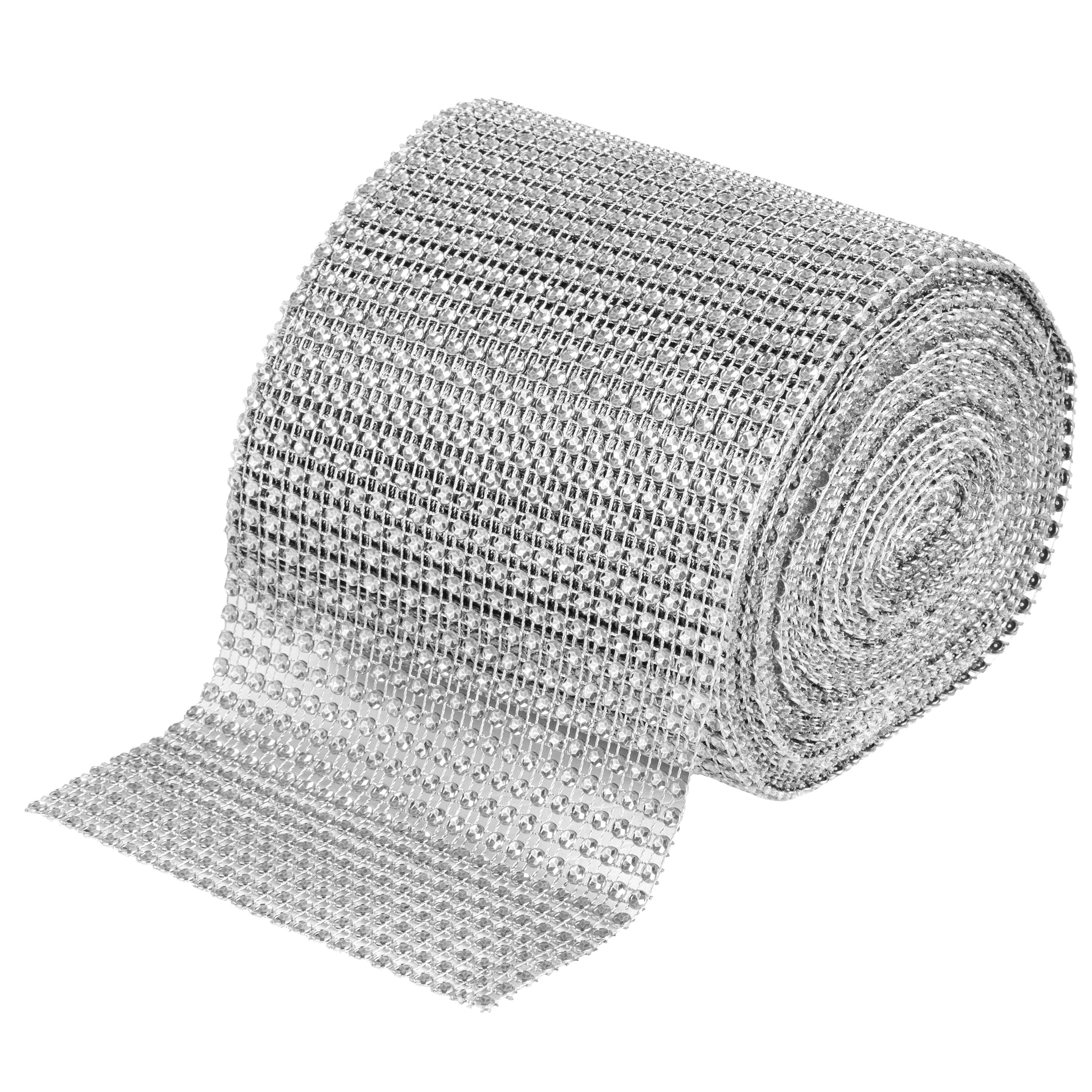 Rhinestone Mesh Roll (30ft) – Silver | Rental Rhinestone Mesh Roll (30ft) – Silver | Rental