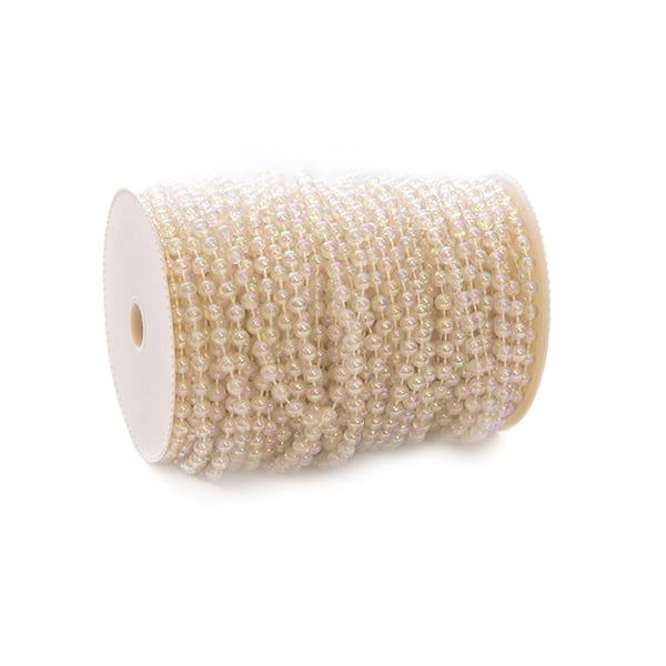 DecoStar™ Iridescent Crystal Beads – Style#67 – 99ft. Roll | Rental