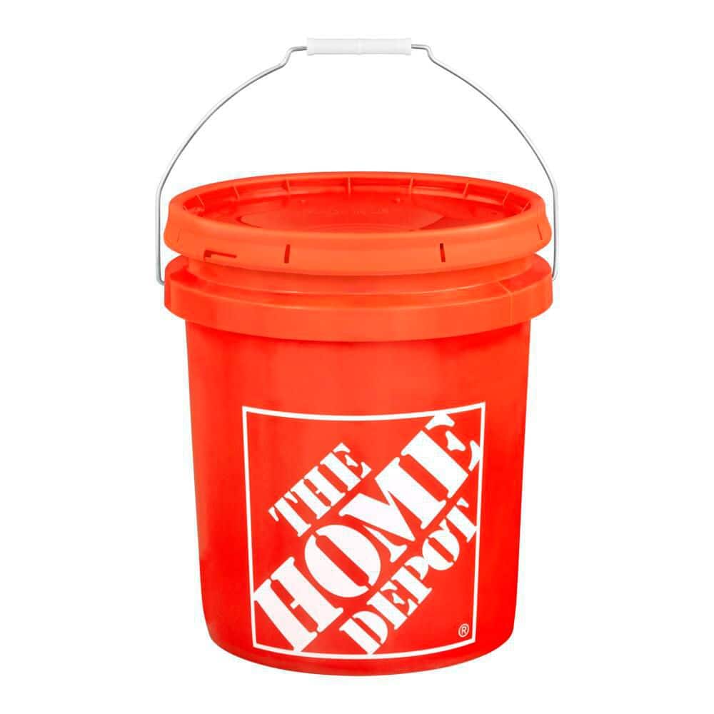 The Home Depot — 5 Gallon Orange Homer Bucket | Rental