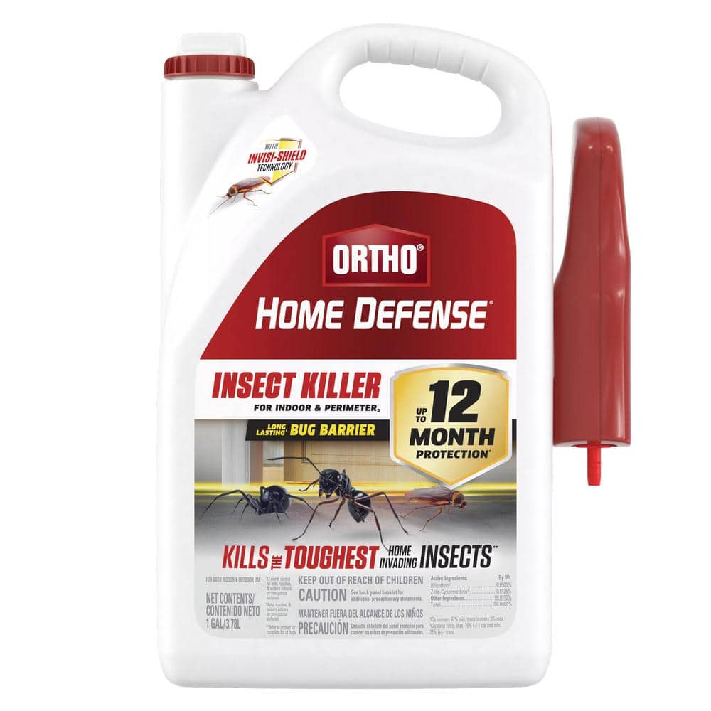 Ortho — Home Defense Insect Killer for Indoor and Perimeter2, 1 gal. Ant, Roach and Spider Insect Killer with Trigger Sprayer | Rental Ortho — Home Defense Insect Killer for Indoor and Perimeter2, 1 gal. Ant, Roach and Spider Insect Killer with Trigger Sprayer | Rental
