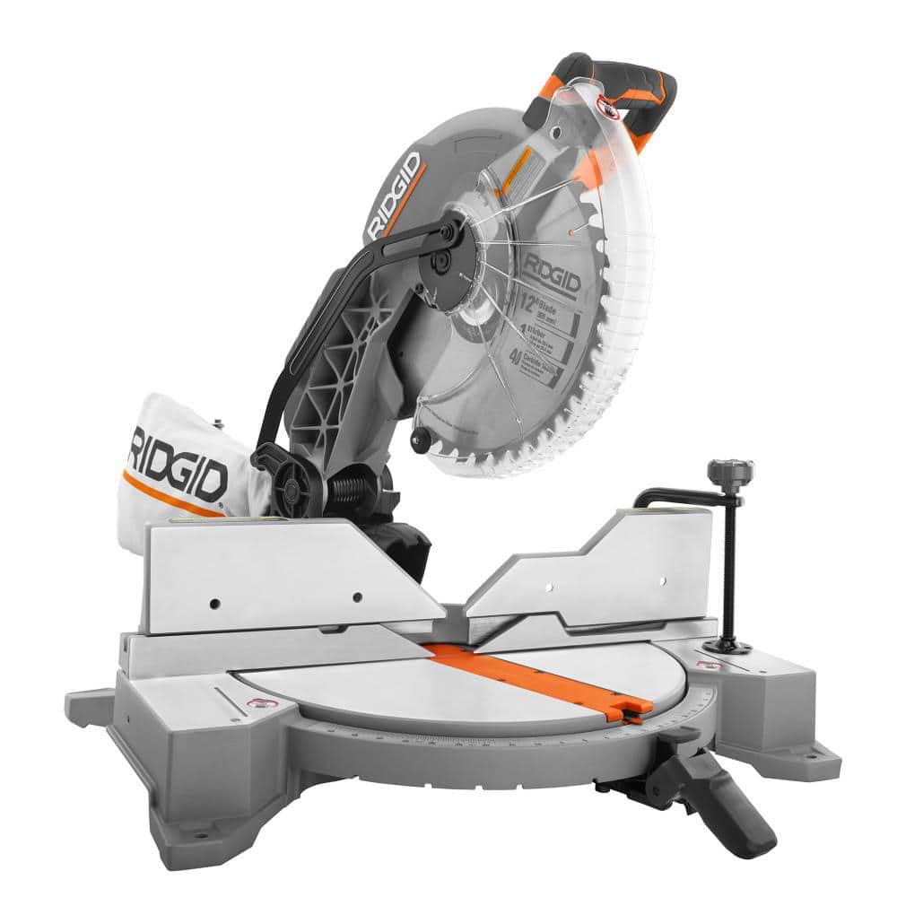RIDGID — 15 Amp Corded 12 in. Dual Bevel Miter Saw with LED Cutline Indicator | Rental