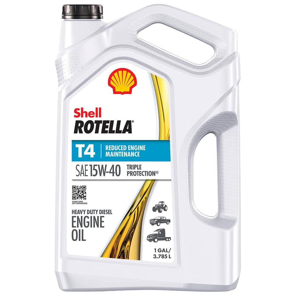 Shell Rotella — T4 Triple Protection SAE 15W-40 Diesel Motor Oil 1 Gal. | Rental