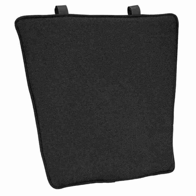 Black 1″ Thick Fabric Chiavari Chair Back Cushion | Rental