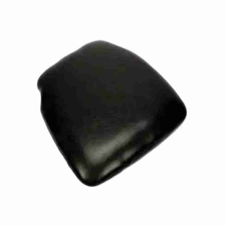 black 175 thick vinyl panel chiavari chair cushion 1