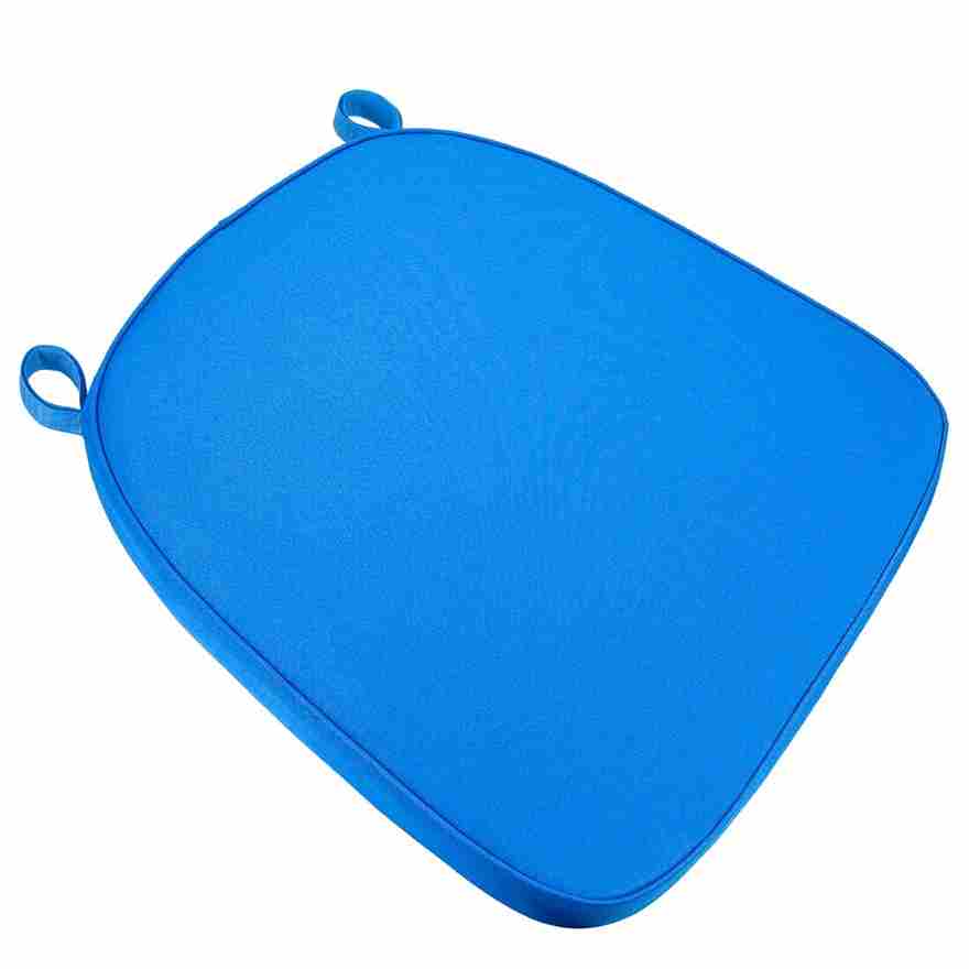 bright blue 20 thick chiavari chair cushion 1