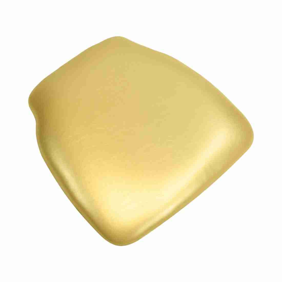 Gold 1.75″ Thick Vinyl Panel Chiavari Chair Cushion | Rental