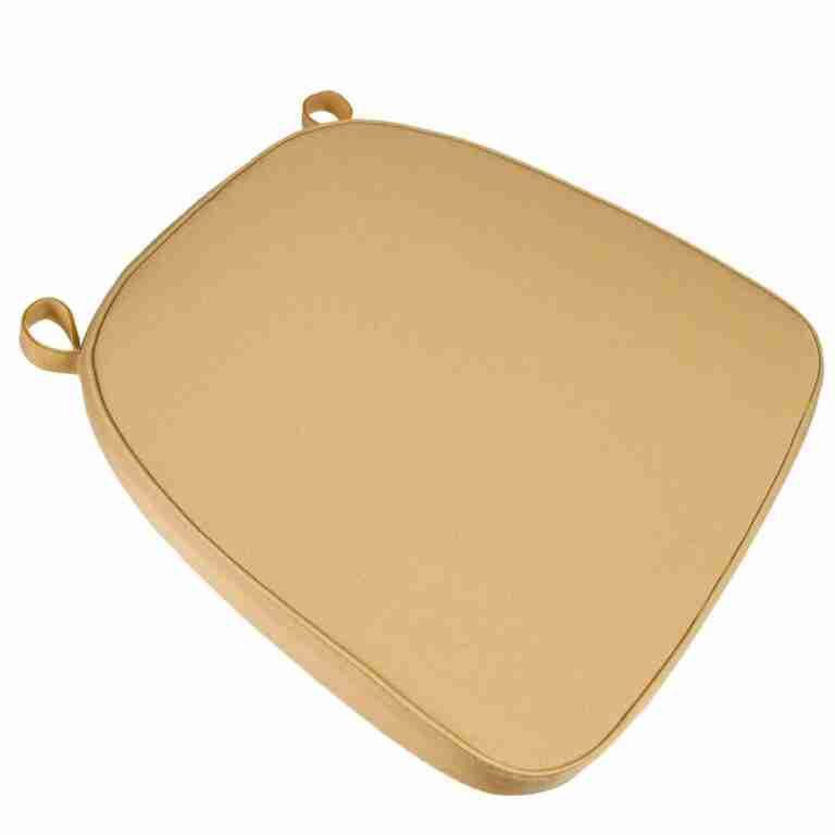 Gold 2.0″ Thick Chiavari Chair Cushion | Rental