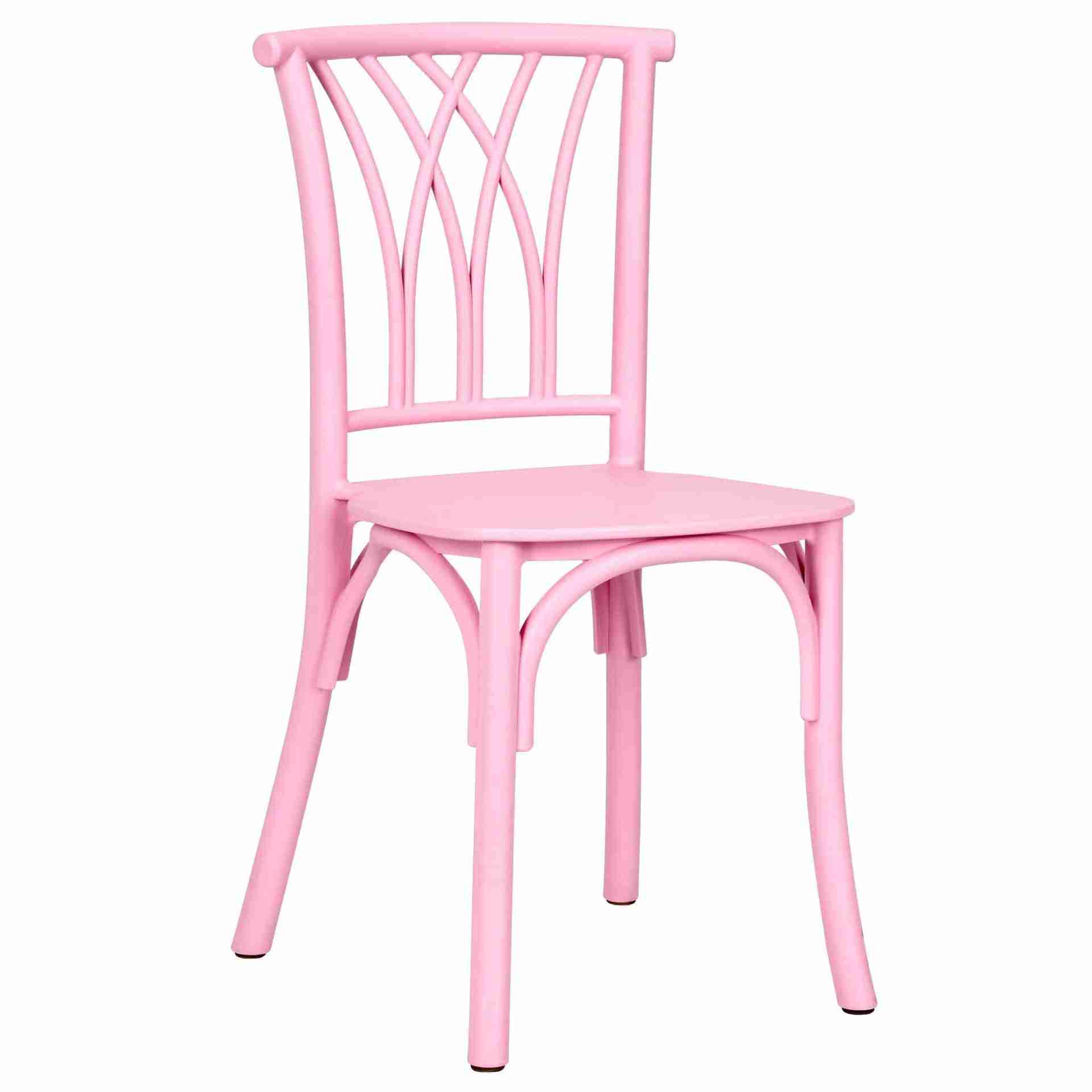 kids pink toughresin willow chair 1