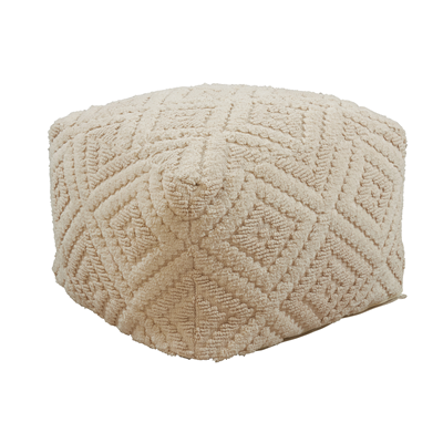 PU196 Handloom Pouf | Rental PU196 Handloom Pouf | Rental