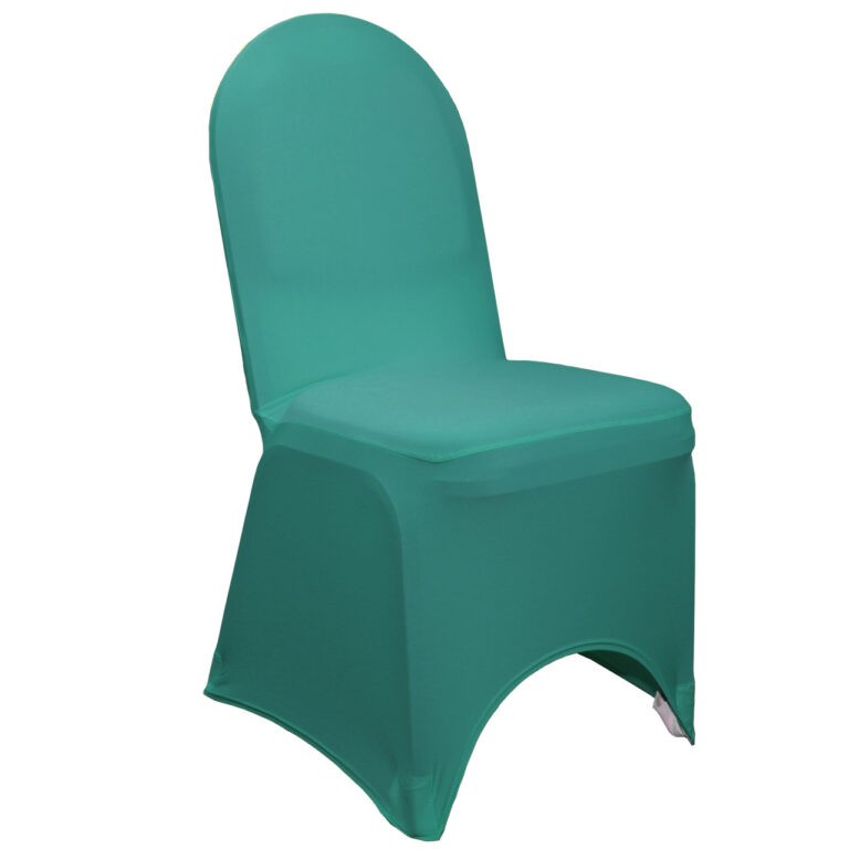 Stretch Spandex Banquet Chair Cover Teal | Rental