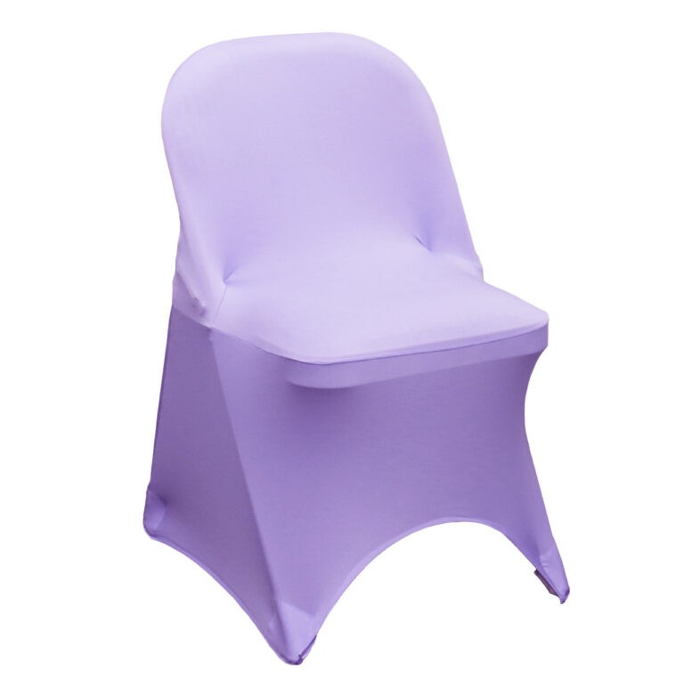 Stretch Spandex Folding Chair Cover Lavender | Rental