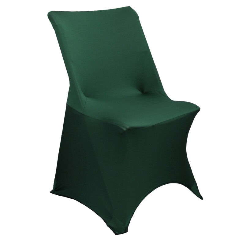 Stretch Spandex Lifetime Folding Chair Cover Hunter Green | Rental